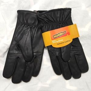 Men's leather driving gloves